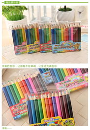 韓國(guó)創(chuàng)意文具批發(fā) 12色可愛鉛筆套裝，學(xué)習(xí)用品與學(xué)生獎(jiǎng)品的不二之選